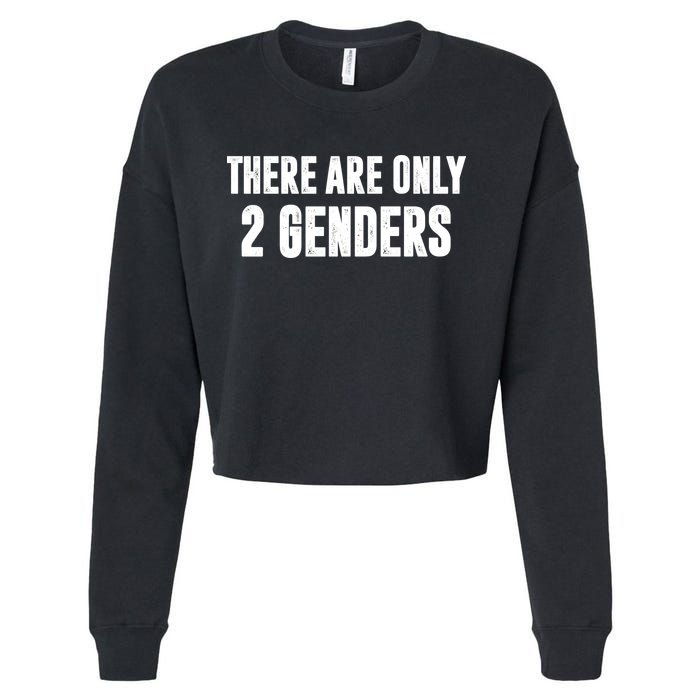 There Are Only 2 Genders Cropped Pullover Crew