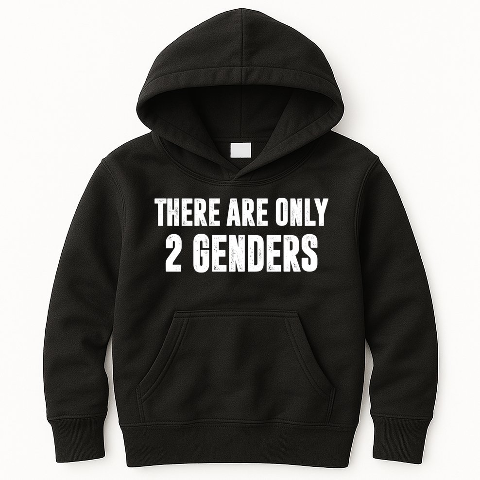 There Are Only 2 Genders Kids Hoodie