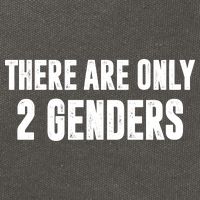 There Are Only 2 Genders Cotton Canvas Backpack