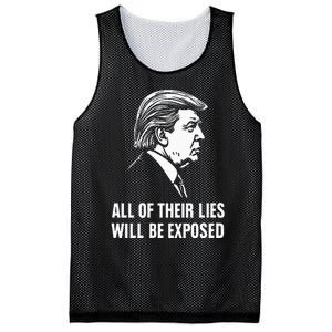 Trump All Of Their Lies Will Be Exposed Take America 2024 Mesh Reversible Basketball Jersey Tank