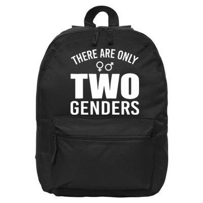 There Are Only Two Genders Gender 16 in Basic Backpack