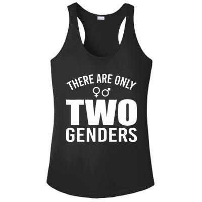 There Are Only Two Genders Gender Ladies PosiCharge Competitor Racerback Tank