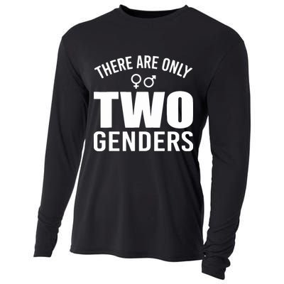 There Are Only Two Genders Gender Cooling Performance Long Sleeve Crew