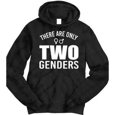 There Are Only Two Genders Gender Tie Dye Hoodie
