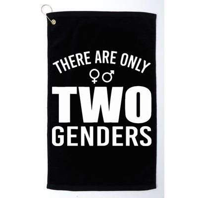 There Are Only Two Genders Gender Golf Towel