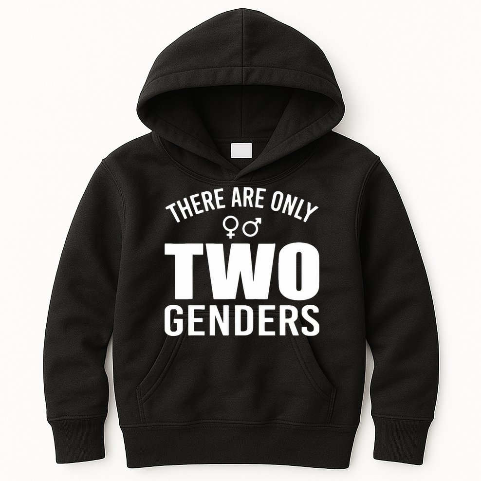 There Are Only Two Genders Gender Kids Hoodie