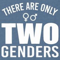 There Are Only Two Genders Gender Garment-Dyed Sweatshirt