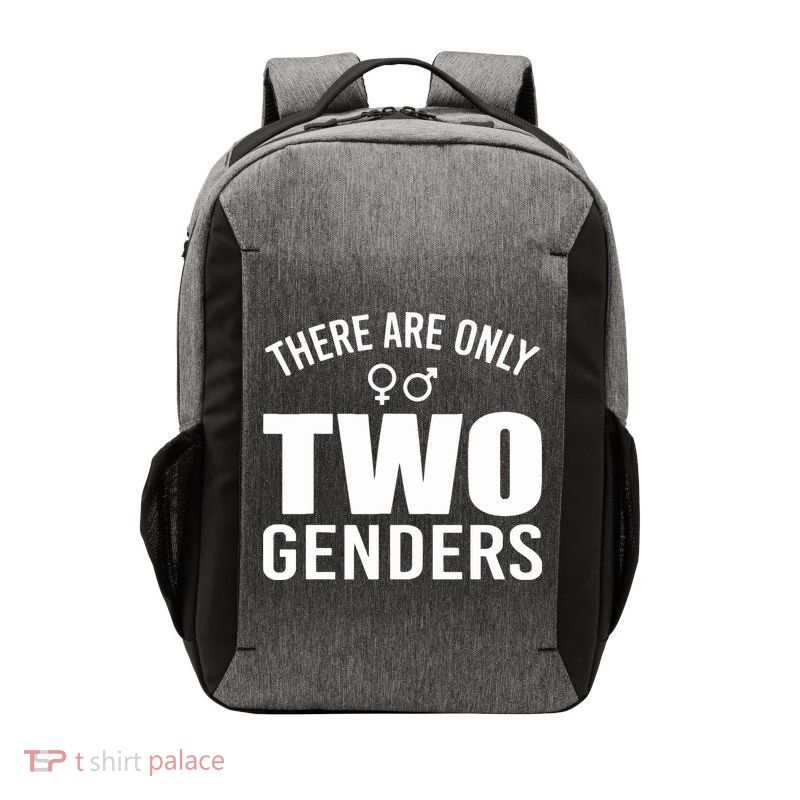 There Are Only Two Genders Gender Vector Backpack