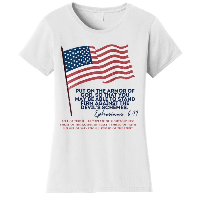 Trump Armour Of God Ephesians 611 Women's T-Shirt