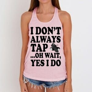 Tap Dancing  Women's Knotted Racerback Tank