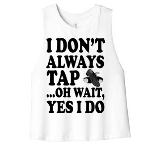 Tap Dancing  Women's Racerback Cropped Tank