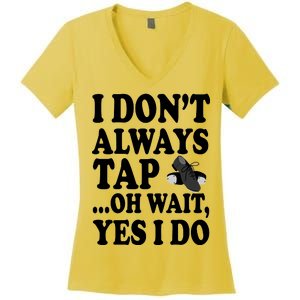 Tap Dancing  Women's V-Neck T-Shirt