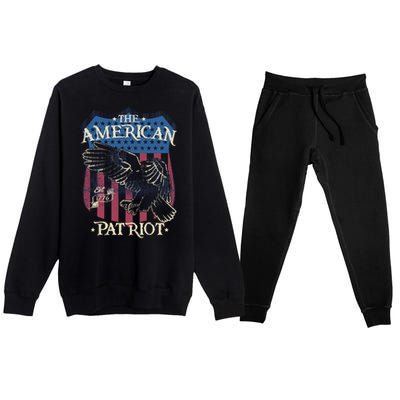 The American Patriot 1776 Premium Crewneck Sweatsuit Set