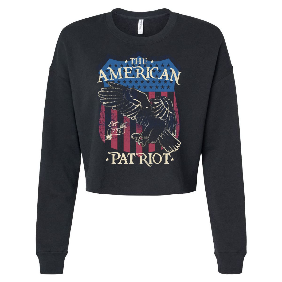 The American Patriot 1776 Cropped Pullover Crew
