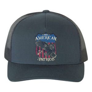 The American Patriot 1776 Yupoong Adult 5-Panel Trucker Hat