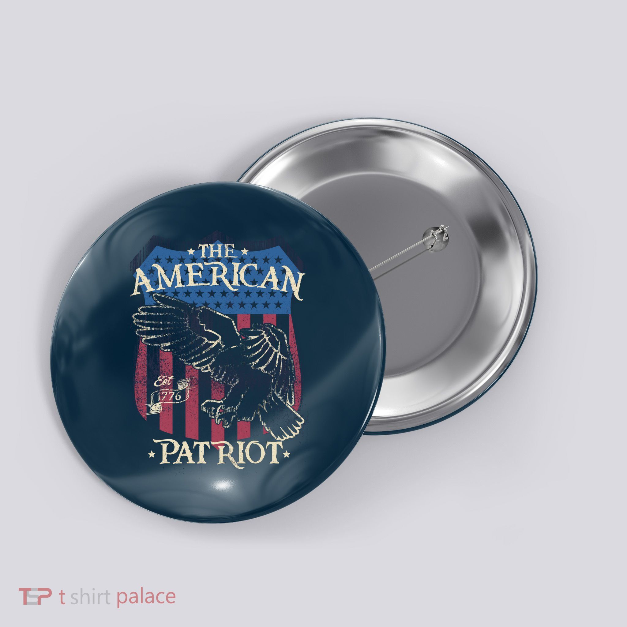 The American Patriot 1776 Button