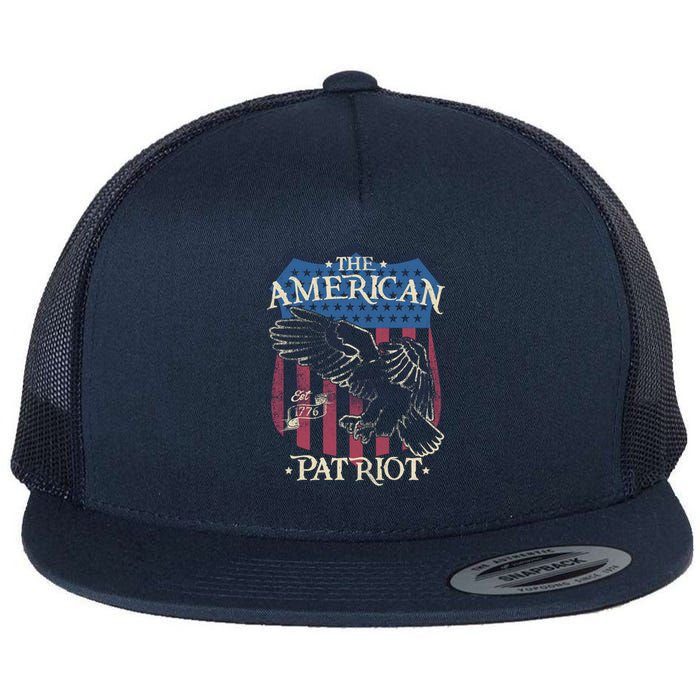 The American Patriot 1776 Flat Bill Trucker Hat