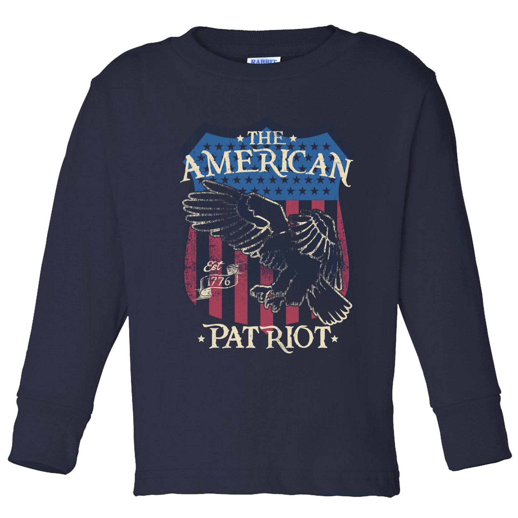 The American Patriot 1776 Toddler Long Sleeve Shirt