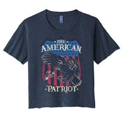 The American Patriot 1776 Women's Crop Top Tee