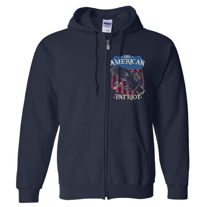 The American Patriot 1776 Full Zip Hoodie