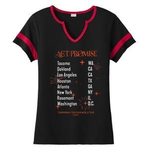 Txt Act Promise Ladies Halftime Notch Neck Tee