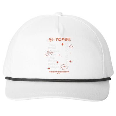 Txt Act Promise Snapback Five-Panel Rope Hat