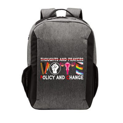 Thoughts And Prayers Vote Policy And Change Equality Rights Vector Backpack