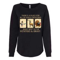 ThereS A Place For All Of GodS Creatures Womens California Wash Sweatshirt