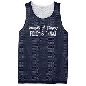 Thoughts And Prayers Are Not Enough Mesh Reversible Basketball Jersey Tank