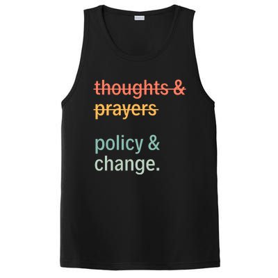 Thoughts And Prayers Policy And Change Social Justice Black History Month PosiCharge Competitor Tank