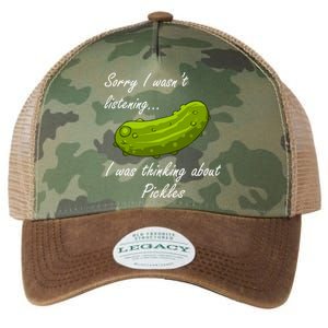 Thinking About Pickles Ferted Cucumber Gift Legacy Tie Dye Trucker Hat