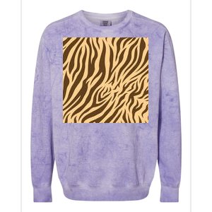 Tiger Animal Print Colorblast Crewneck Sweatshirt