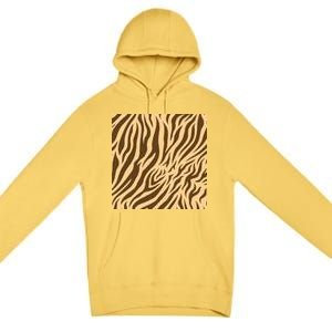 Tiger Animal Print Premium Pullover Hoodie