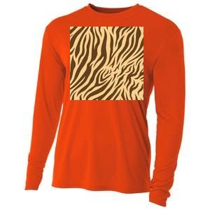 Tiger Animal Print Cooling Performance Long Sleeve Crew