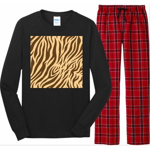 Tiger Animal Print Long Sleeve Pajama Set