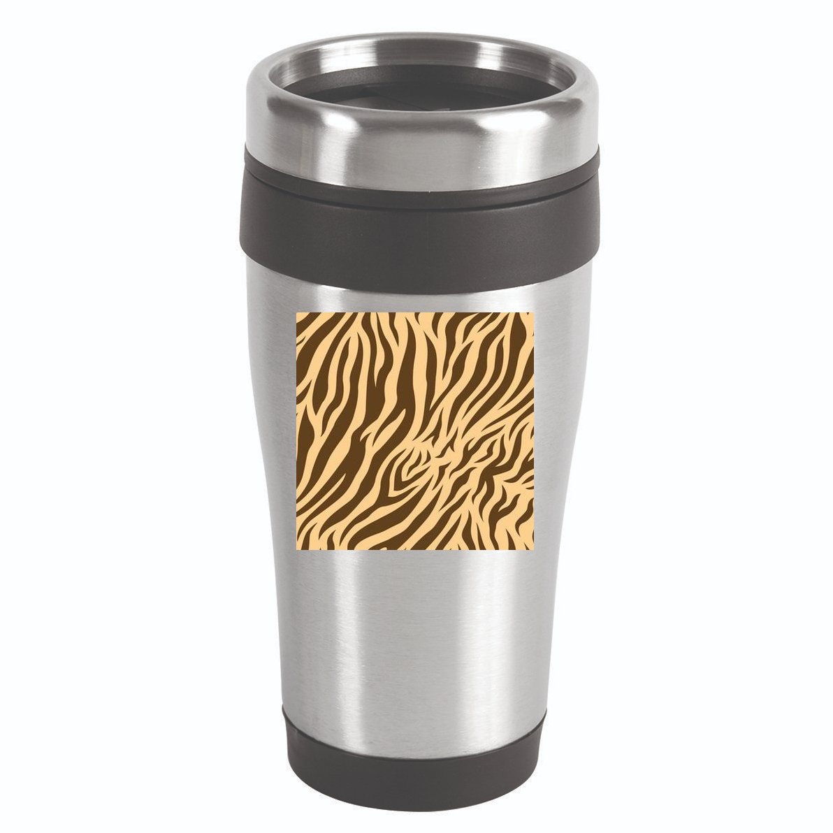 Tiger Animal Print 16oz Travel Tumbler