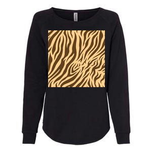 Tiger Animal Print Womens California Wash Sweatshirt