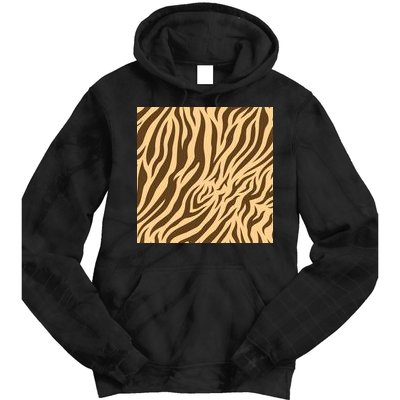 Tiger Animal Print Tie Dye Hoodie