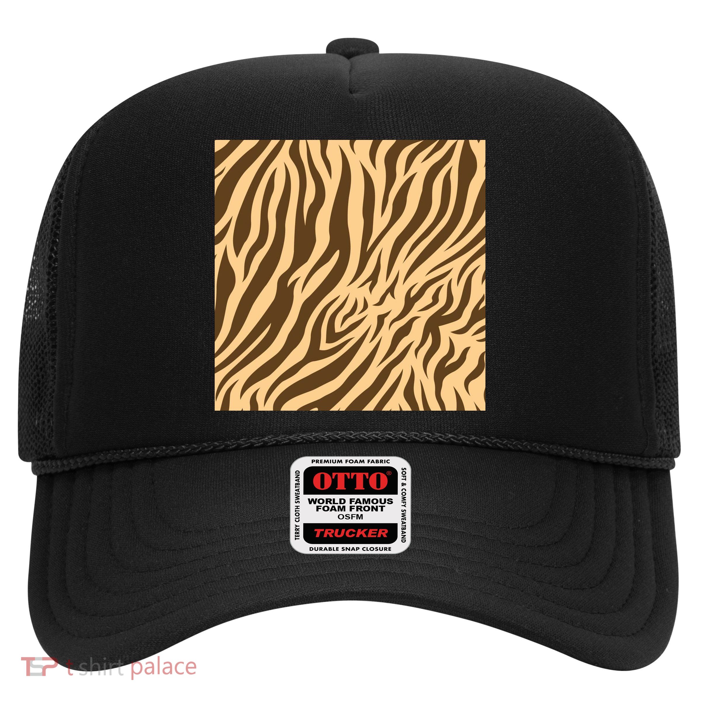 Tiger Animal Print Trucker Hat