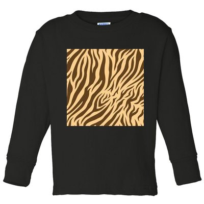 Tiger Animal Print Toddler Long Sleeve Shirt