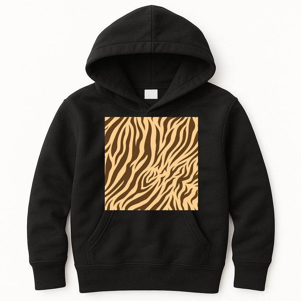 Tiger Animal Print Kids Hoodie