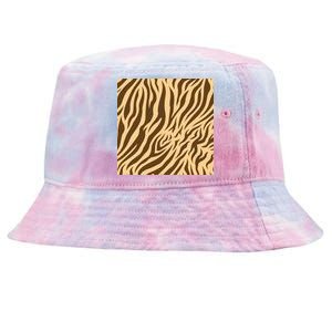 Tiger Animal Print Tie-Dyed Bucket Hat