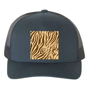 Tiger Animal Print Yupoong Adult 5-Panel Trucker Hat