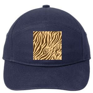 Tiger Animal Print 7-Panel Snapback Hat