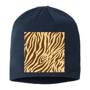 Tiger Animal Print Sustainable Beanie