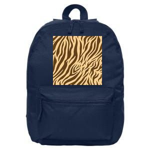 Tiger Animal Print 16 in Basic Backpack