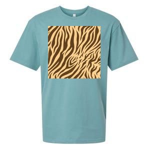 Tiger Animal Print Sueded Cloud Jersey T-Shirt