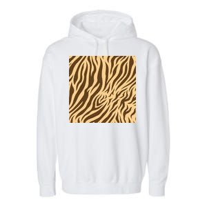 Tiger Animal Print Garment-Dyed Fleece Hoodie