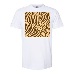 Tiger Animal Print Softstyle CVC T-Shirt