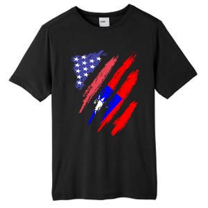 Taiwanese American Patriot Grown Heart Flag Stripes Gift Tall Fusion ChromaSoft Performance T-Shirt